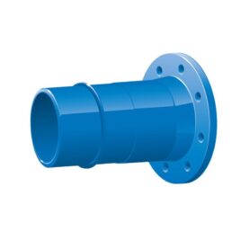 FLÄNSÄNDA DN100 L=300 MM FLÄNSBORRNING PN10 FÖR VATTEN/AVLOPP BLÅ VRS-SYSTEM