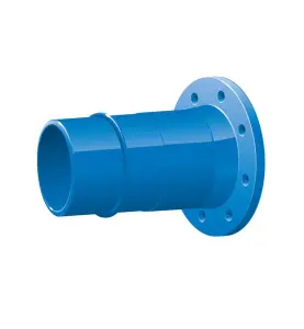 FLÄNSÄNDA DN400 L=500 MM FLÄNSBORRNING PN10 FÖR VATTEN/AVLOPP BLÅ VRS-SYSTEM