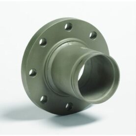 RAK ÖVERGÅNG 76,1 S45 FLÄNS RILL PN16 GALV