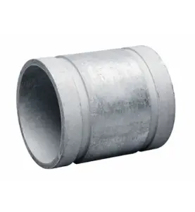 RAK ÖVERGÅNG 88,9 S43 NIPPEL RILL /RILL GALV