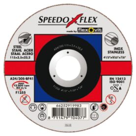 KAPSKIVA  INOX 125X1,6X22,23 MM FLEXOVIT