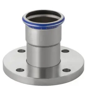 FLÄNSÖVERGÅNG 76,1 MM X DN65 MUFF X FLÄNS PN 10/16 ROSTFRI MAPRESS GEBERIT
