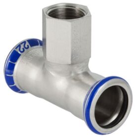 T-ÖVERGÅNG 54 MM X RP15 2MUFF X INVÄNDIG GÄNGA ROSTFRI MAPRESS GEBERIT