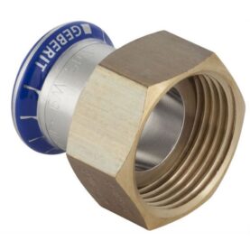 PRESSKOPPLING 15XG15 MED LÖPANDE MUTTER GEBERIT