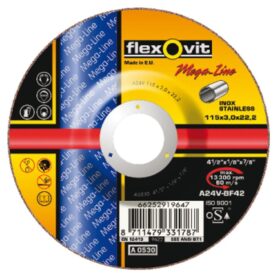 KAPSKIVA MEGALINE INOX 125x3,0 MM FLEXOVIT