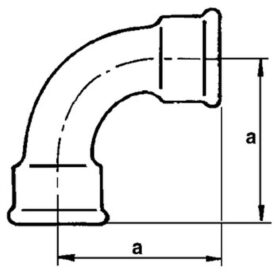 2A ADUCERADE KNÄRÖR SVART 25 EN 10242/A2