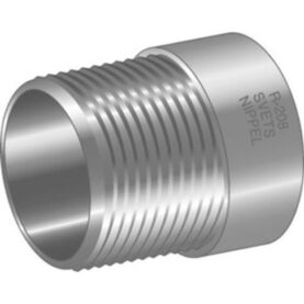 HALVNIPPELRÖR SVART DN25 L=30 EN 10241 M5250030NO