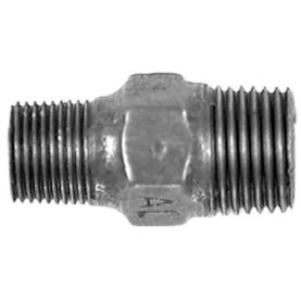 245 SVART ADUCERADE 15X10 SEXKANTNIPPEL EN 10242/A2