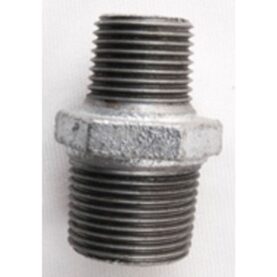 245 GALVADE ADUCERADE 20X15 SEXKANTNIPPEL EN 10242/A2