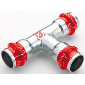 T-RÖR 22 3 MUFF ELFÖRZINKAD V-PROFIL ALTECH