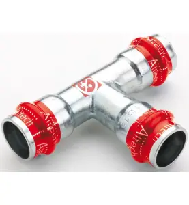 T-RÖR 54 3 MUFF ELFÖRZINKAD V-PROFIL ALTECH
