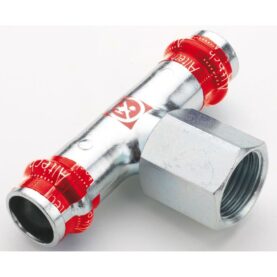 T-RÖR 54XG15X54 INVÄNDIG GÄNGA ELFÖRZINKAD V-PROFIL ALTECH