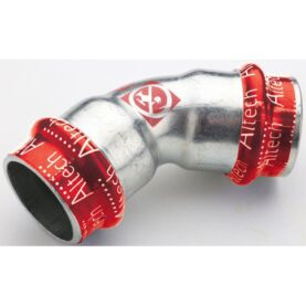 BÖJ 28 45° 2 MUFF ELFÖRZINKAD V-PROFIL ALTECH