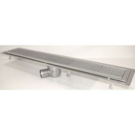 GOLVRÄNNA FURO 115 75 MM 1200X150 MM (LXB) SIDOUTLOPP KLISTERFLÄNS FÖR TÄTSKIKT