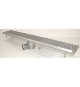 GOLVRÄNNA FURO 115 75 MM 1200X150 MM (LXB) SIDOUTLOPP VIDHÄFTNINGSFLÄNS FÖR MASSA