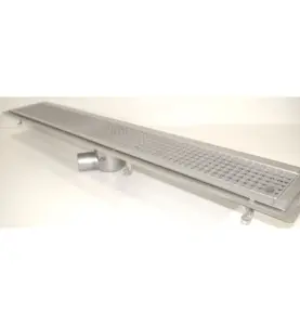 GOLVRÄNNA FURO 115 75 MM 1400X150 MM (LXB) SIDOUTLOPP KLISTERFLÄNS FÖR TÄTSKIKT