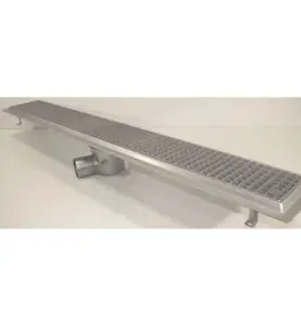 GOLVRÄNNA FURO 115 75 MM 1400X150 MM (LXB) SIDOUTLOPP VIDHÄFTNINGSFLÄNS FÖR MASSA