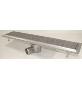 GOLVRÄNNA FURO 115 75 MM 900X150 MM (LXB) SIDOUTLOPP VIDHÄFTNINGSFLÄNS FÖR MASSA