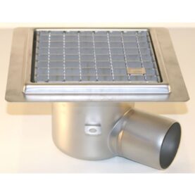 GOLVBRUNN FURO 141 75 MM 173X173 MM (LXB) SIDOUTLOPP VIDHÄFTNINGSFLÄNS FÖR MASSA