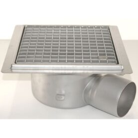 GOLVBRUNN FURO 142 110 MM 273X273 MM (LXB) SIDOUTLOPP VIDHÄFTNINGSFLÄNS FÖR MASSA