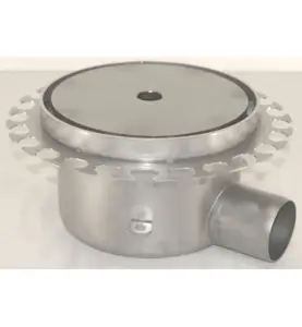 GOLVBRUNN FURO 140 75 MM 250 SIDOUTLOPP VIDHÄFTNINGSFLÄNS FÖR MASSA