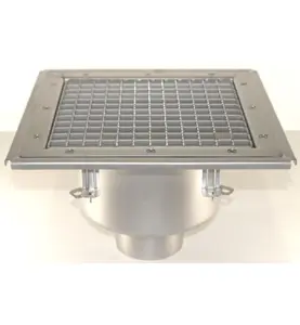 GOLVBRUNN FURO 105 110 MM 273X273 MM (LXB) BOTTENUTLOPP KLÄMRAM FÖR PLASTMATTA