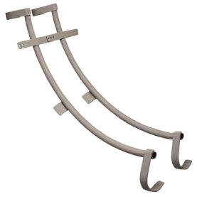 BOCKFIXTUR 200 R=1000 MM BOCKSTÖD FÖR ECOFLEX KULVERT MONTERAS UTANPÅ MANTELRÖRET GRÅ ECOFLEX UPONOR