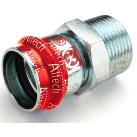 ÖVERGÅNGSKOPPLING R25X28 UTVÄNDIG GÄNGA ELFÖRZINKAD V-PROFIL ALTECH