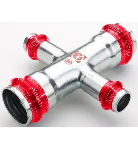 KORS T-RÖR 12X12 ELFÖRZINKAD ALTECH