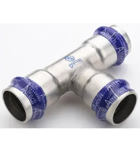 T-RÖR 22 3MUFF ROSTFRIA V-PROFIL ALTECH