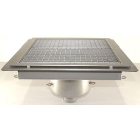 GOLVBRUNN FURO 113 75 MM 400X400 MM (LXB) BOTTENUTLOPP KLISTERFLÄNS FÖR TÄTSKIKT