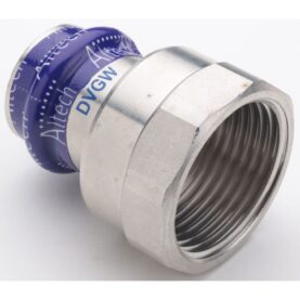 ÖVERGÅNGSMUFF G15X15 MUFF X INVÄNDIG GÄNGA ROSTFRIA V-PROFIL ALTECH