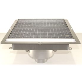 GOLVBRUNN FURO 113 110 MM 400X400 MM (LXB) BOTTENUTLOPP VIDHÄFTNINGSFLÄNS FÖR MASSA