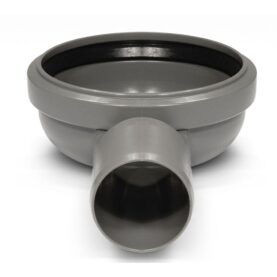 UTLOPPSHUS MED VATTENLÅS 50 MM HÖRN UNIDRAIN