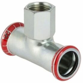 T-ÖVERGÅNG 88,9 MM X RP20 2MUFF X INVÄNDIG GÄNGA ZINK MAPRESS GEBERIT