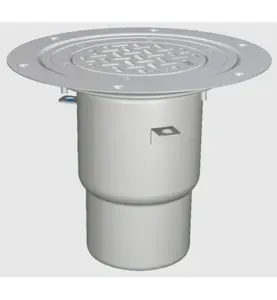 GOLVBRUNN FURO 007 110 MM 150 BOTTENUTLOPP KLÄMRAM FÖR PLASTMATTA