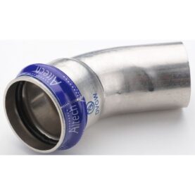 BÖJ 15 45° 1 MUFF ROSTFRIA V-PROFIL ALTECH