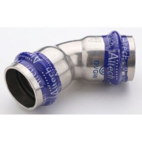 BÖJ 15 45° 2 MUFF ROSTFRIA V-PROFIL ALTECH