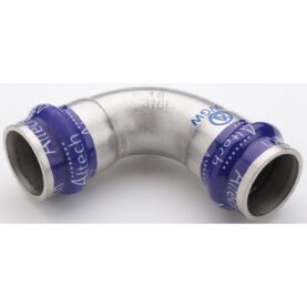 BÖJ 15 90° 2 MUFF ROSTFRIA V-PROFIL ALTECH