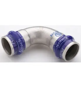 BÖJ 22 90° 2 MUFF ROSTFRIA V-PROFIL ALTECH