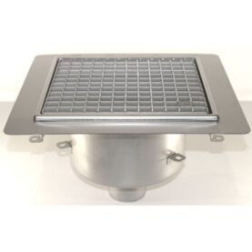 GOLVBRUNN FURO 105 75 MM 273X273 MM (LXB) BOTTENUTLOPP KLISTERFLÄNS FÖR TÄTSKIKT