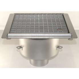 GOLVBRUNN FURO 105 110 MM 273X273 MM (LXB) BOTTENUTLOPP VIDHÄFTNINGSFLÄNS FÖR MASSA