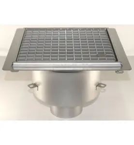 GOLVBRUNN FURO 105 110 MM 273X273 MM (LXB) BOTTENUTLOPP VIDHÄFTNINGSFLÄNS FÖR MASSA
