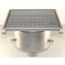 GOLVBRUNN FURO 105 75 MM 273X273 MM (LXB) BOTTENUTLOPP GOLV UTAN TÄTSKIKT