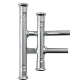 RADIATORFÖRDELARE 15X12 MM 4MUFF X 2SLÄTÄNDA ZINK MAPRESS GEBERIT