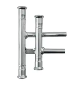 RADIATORFÖRDELARE 12X12 MM 4MUFF X 2SLÄTÄNDA ZINK MAPRESS GEBERIT