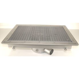 GOLVBRUNN FURO 113 75 MM 600X400 MM (LXB) SIDOUTLOPP KLÄMRAM FÖR PLASTMATTA PURUS