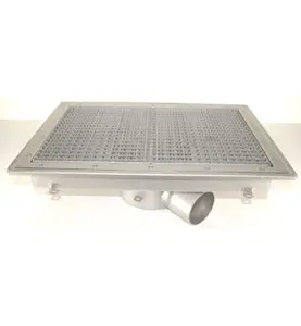 GOLVBRUNN FURO 113 110 MM 600X400 MM (LXB) SIDOUTLOPP KLÄMRAM FÖR PLASTMATTA PURUS