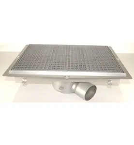 GOLVBRUNN FURO 113 110 MM 600X400 MM (LXB) SIDOUTLOPP VIDHÄFTNINGSFLÄNS FÖR MASSA PURUS