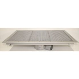 GOLVBRUNN FURO 113 110 MM 900X600 MM (LXB) SIDOUTLOPP KLÄMRAM FÖR PLASTMATTA PURUS